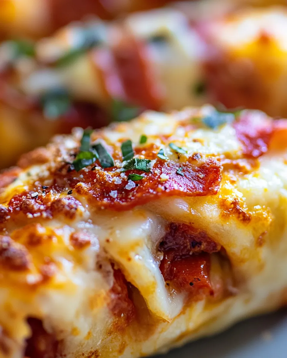 Homemade Pizza Stromboli photo