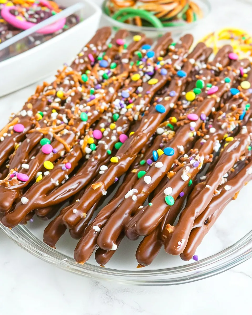 Easy Pretzel Rods shot