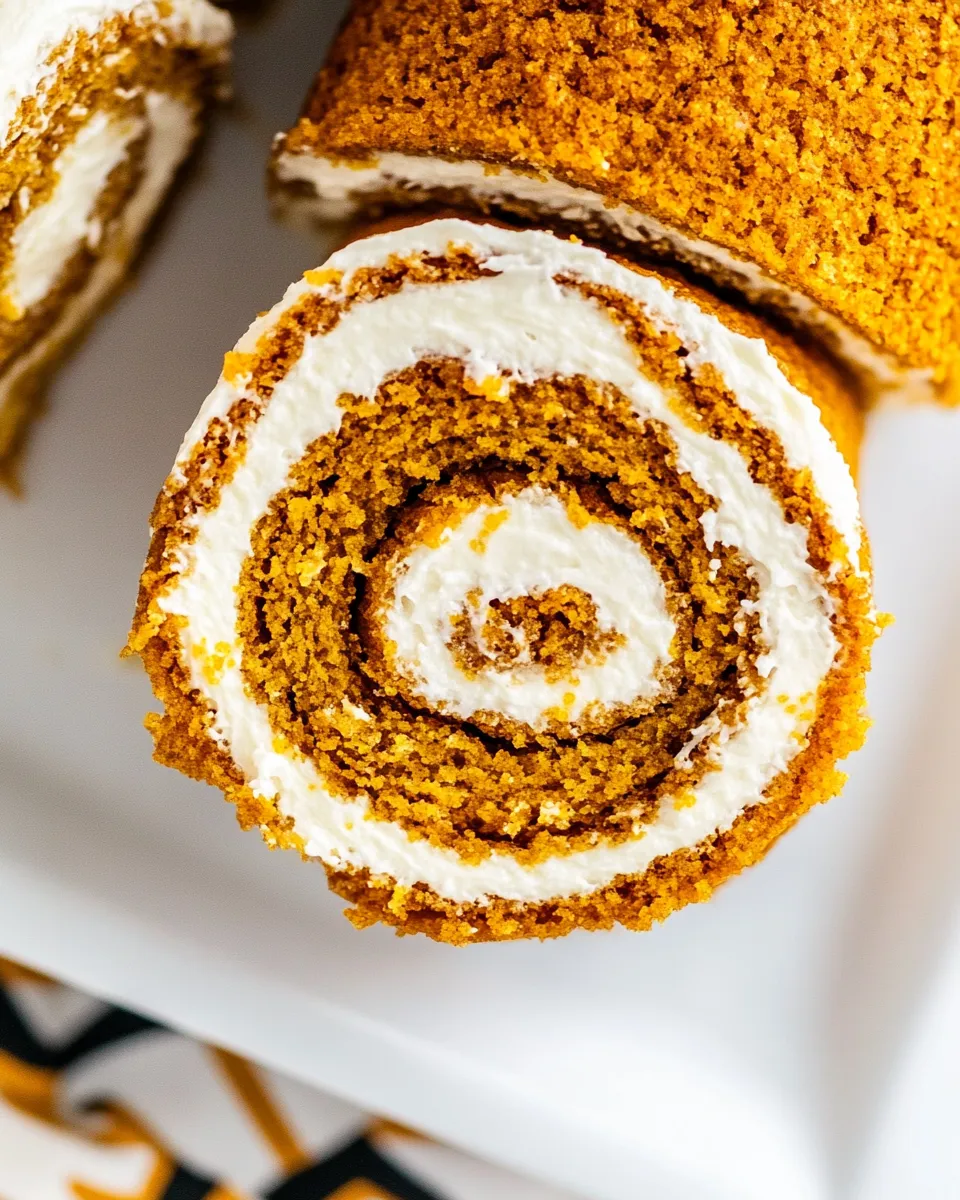 Easy Pumpkin Roll Recipe shot