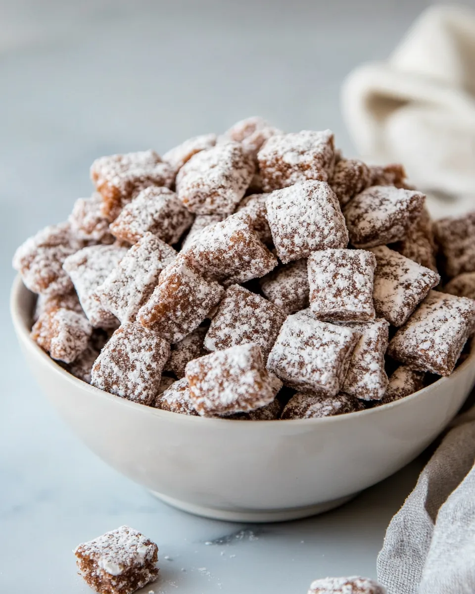 Homemade Puppy Chow Muddy Buddies Recipe photo