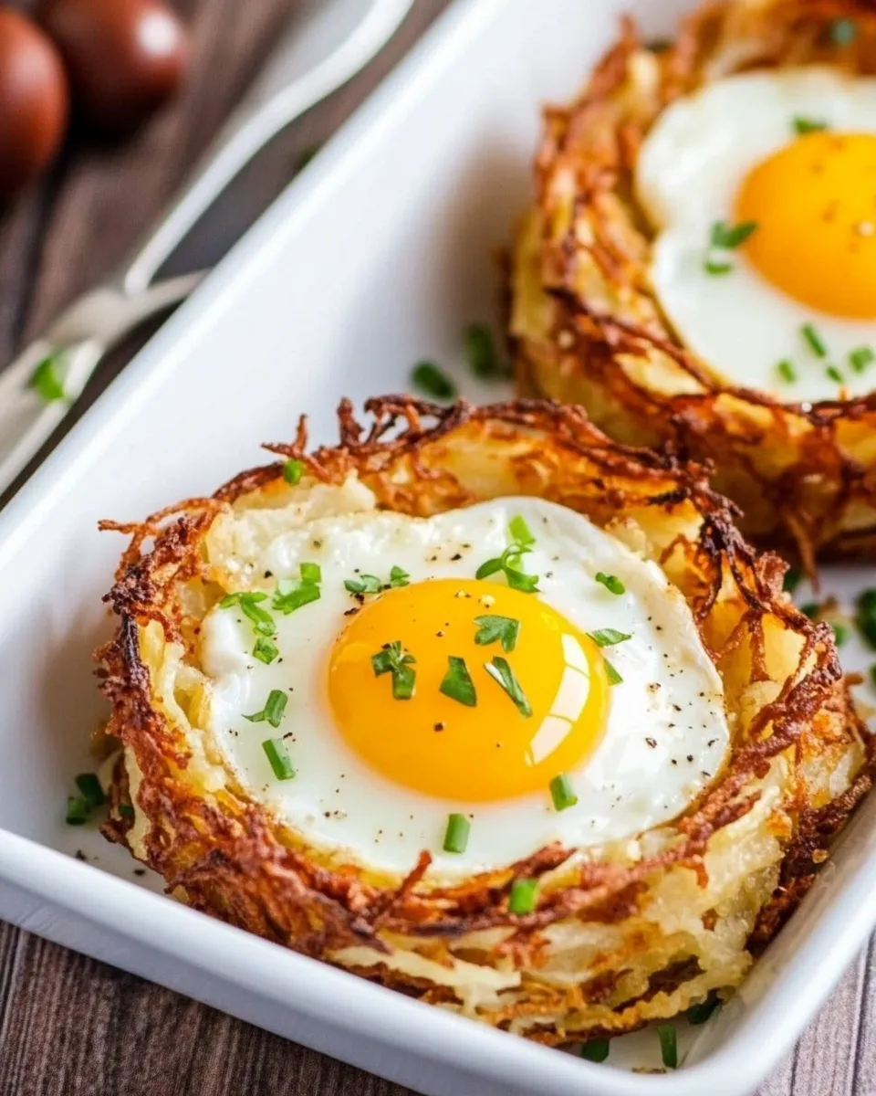 Delicious Quail Eggs in Hash Brown Nests image