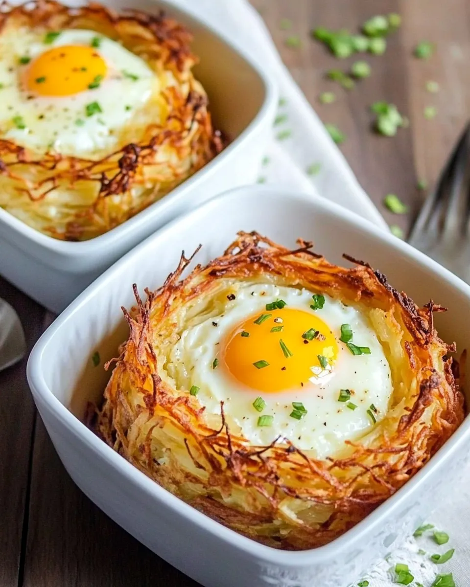 Homemade Quail Eggs in Hash Brown Nests recipe photo