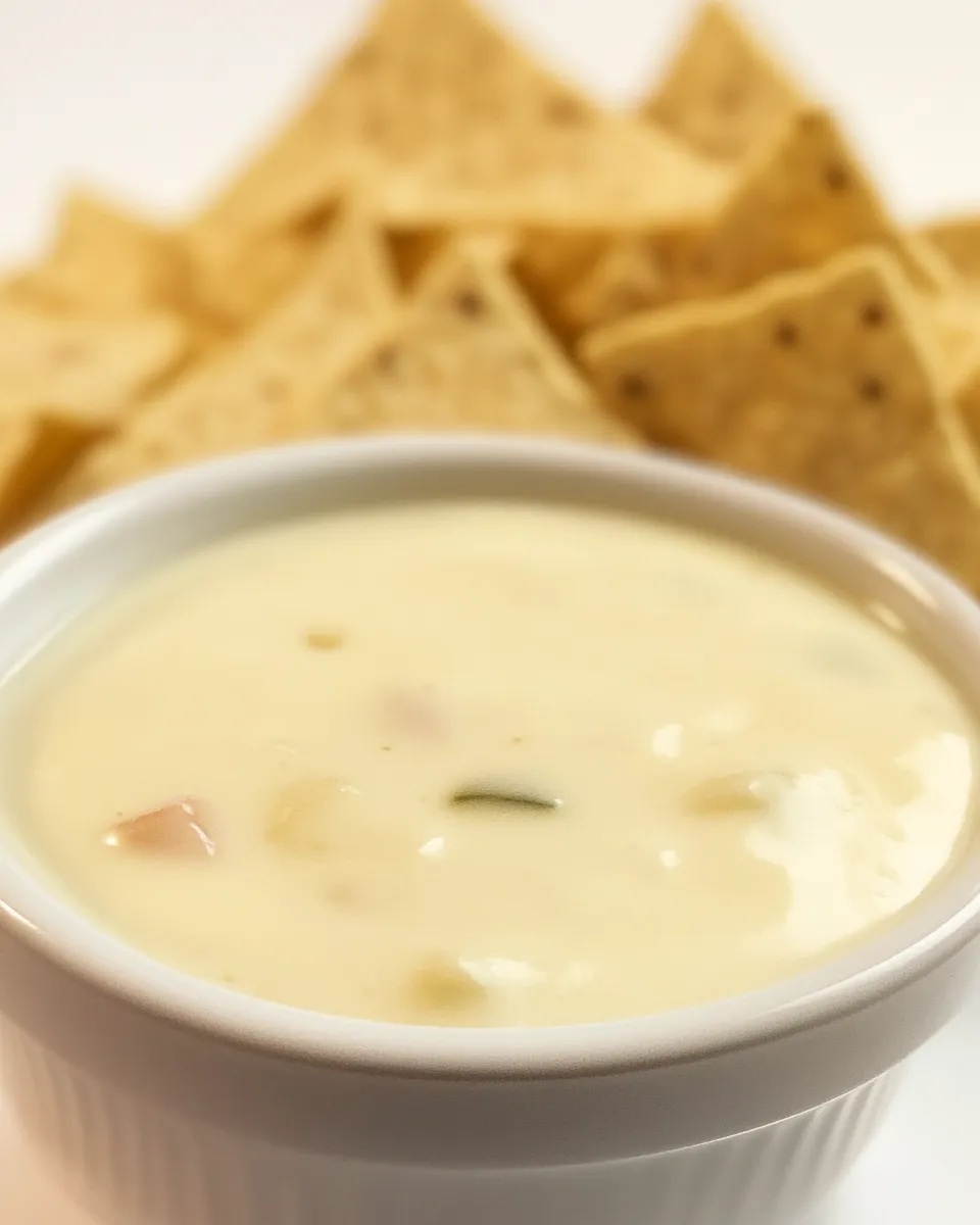 Delicious Queso Blanco Dip shot