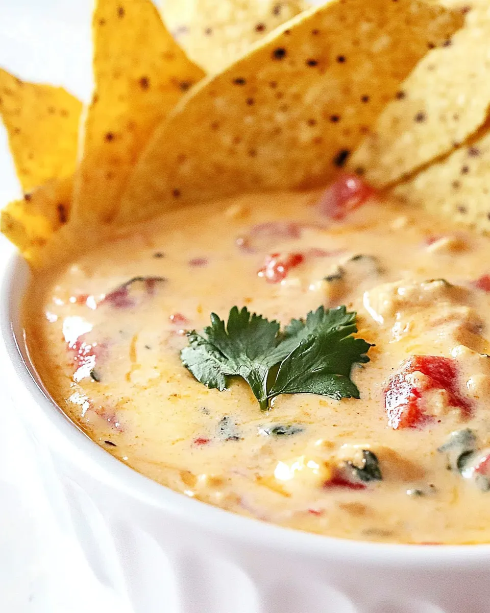Easy Queso Ranch Dip Recipe shot