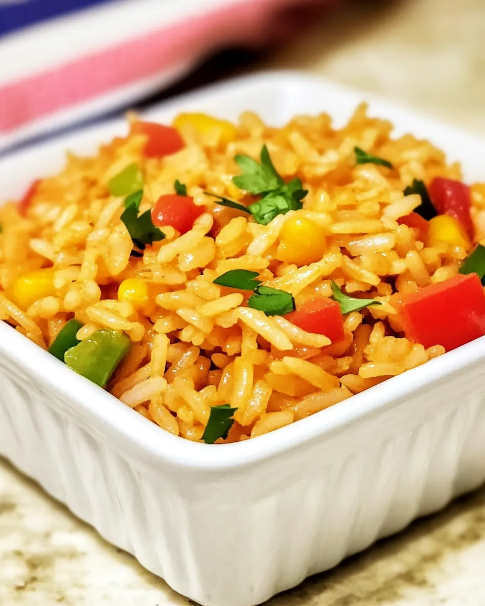 Delicious Quick Mexican Rice shot