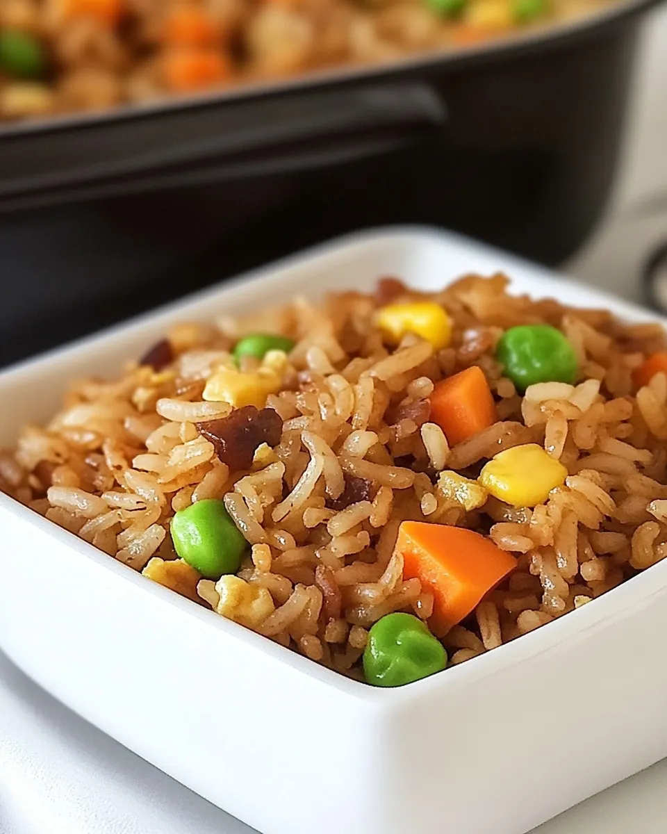 Classic Quick and Easy Brown Fried Rice image