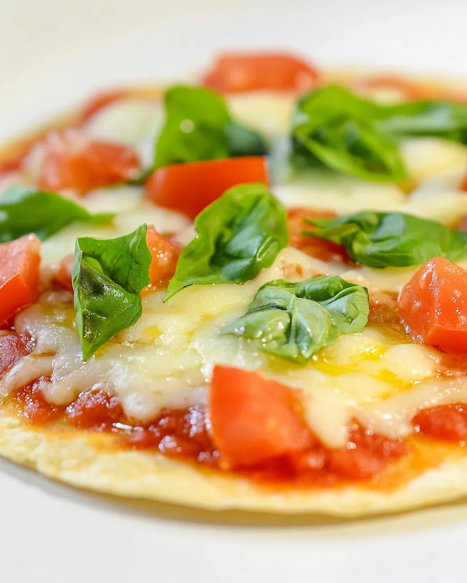 Homemade Quick and Easy Tortilla Pizza photo