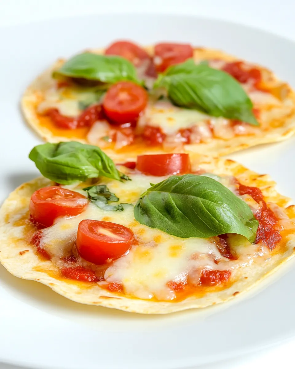 Delicious Quick and Easy Tortilla Pizza image