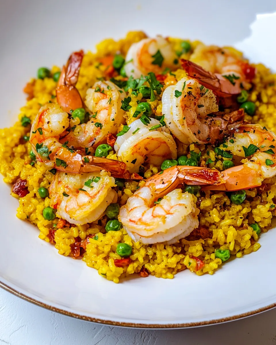 Easy Quinoa and Shrimp Paella recipe photo
