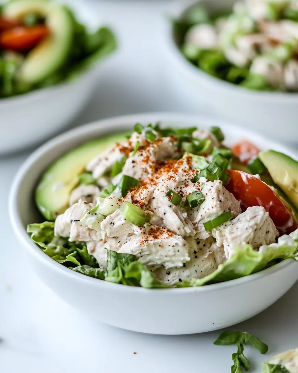 Healthy Ranch Chicken Salad dish photo