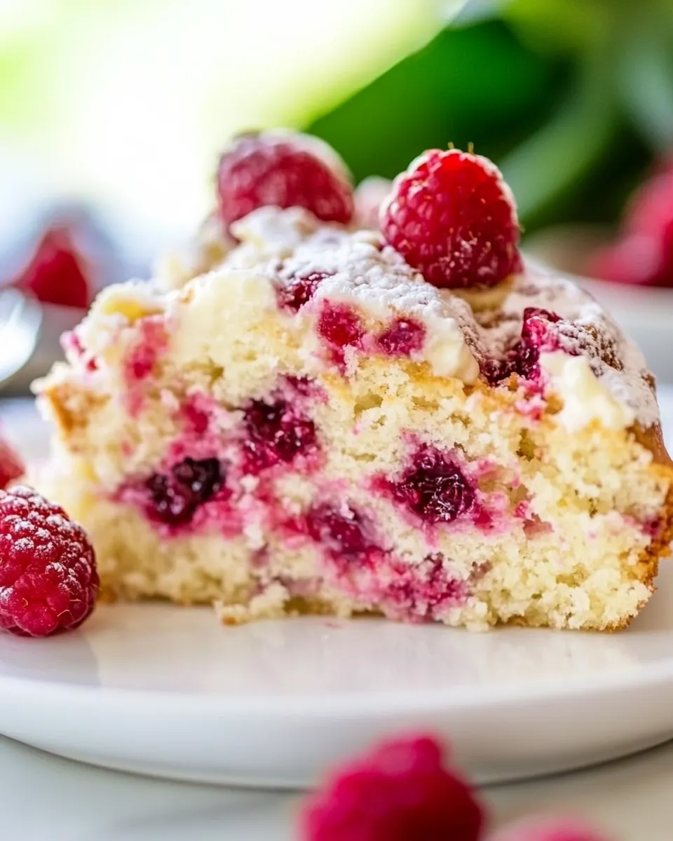 Easy Raspberry Cream Cheese Coffee Cake recipe photo