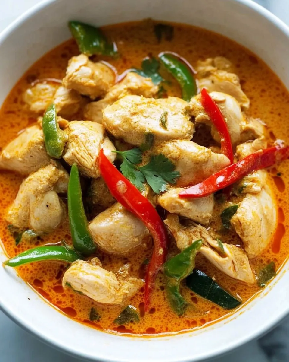 Easy Red Chicken Curry recipe photo