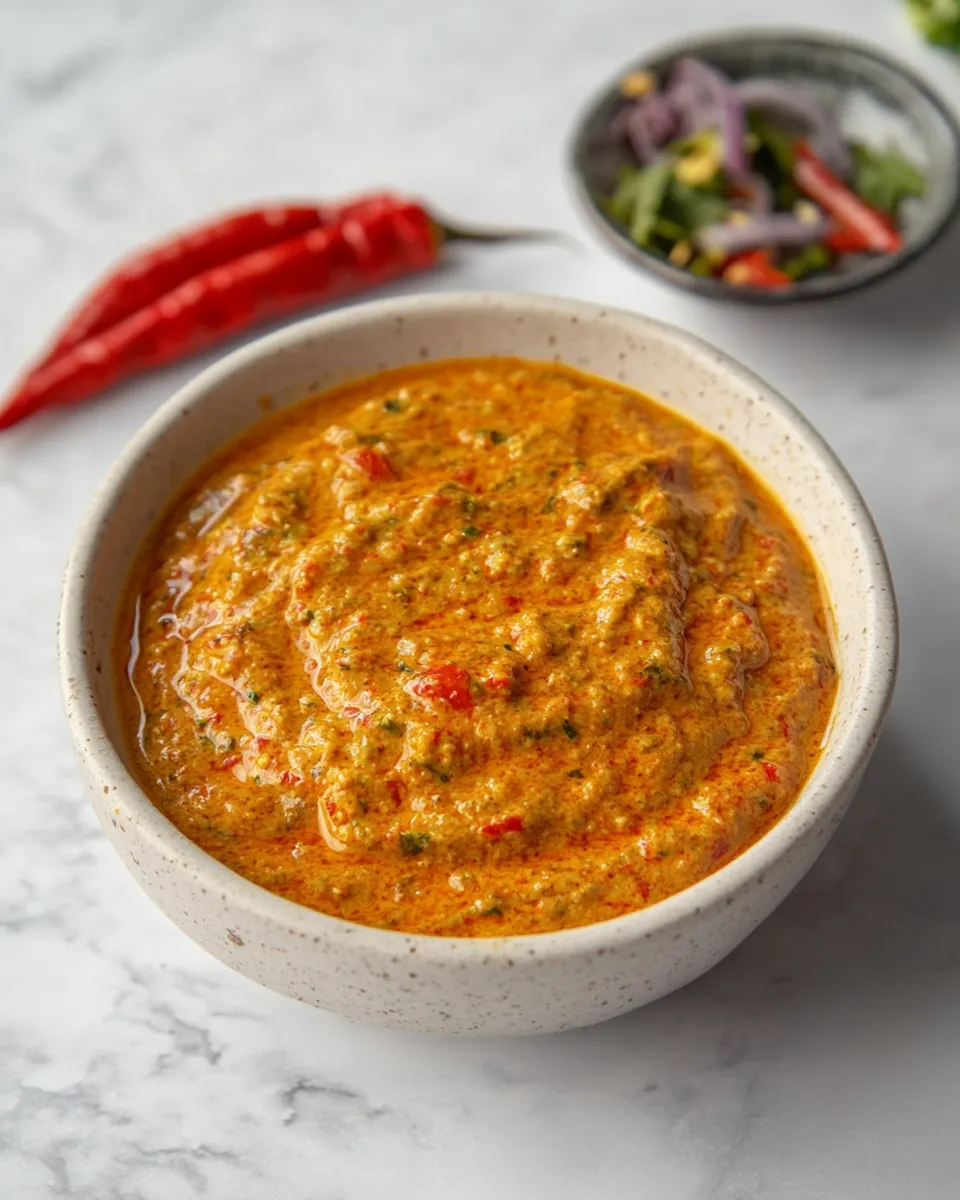 Homemade Red Curry Paste photo