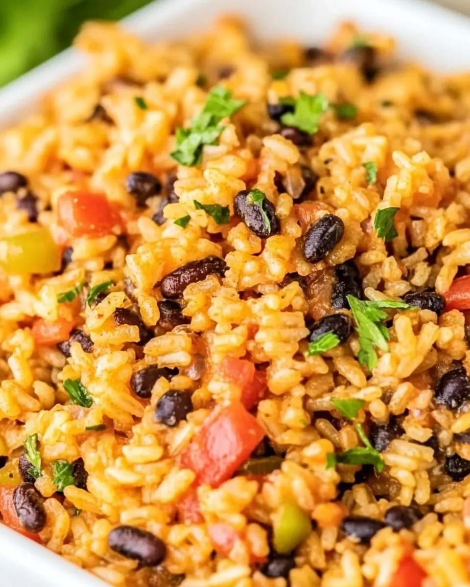 Quick Red Rice and Beans Recipe recipe image