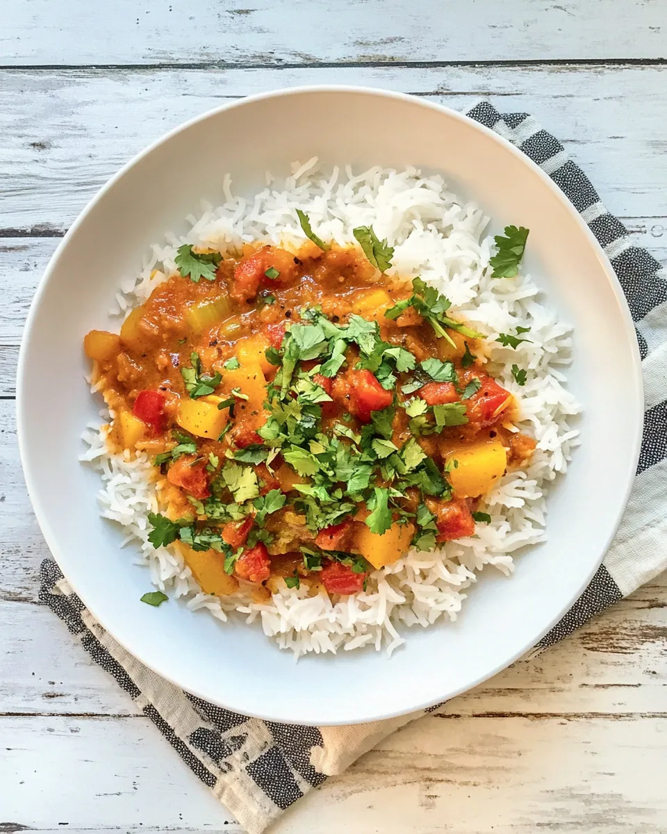 Classic Red Vegetable Curry image