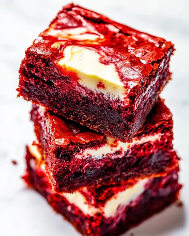 Homemade Red Velvet Cheesecake Brownies photo