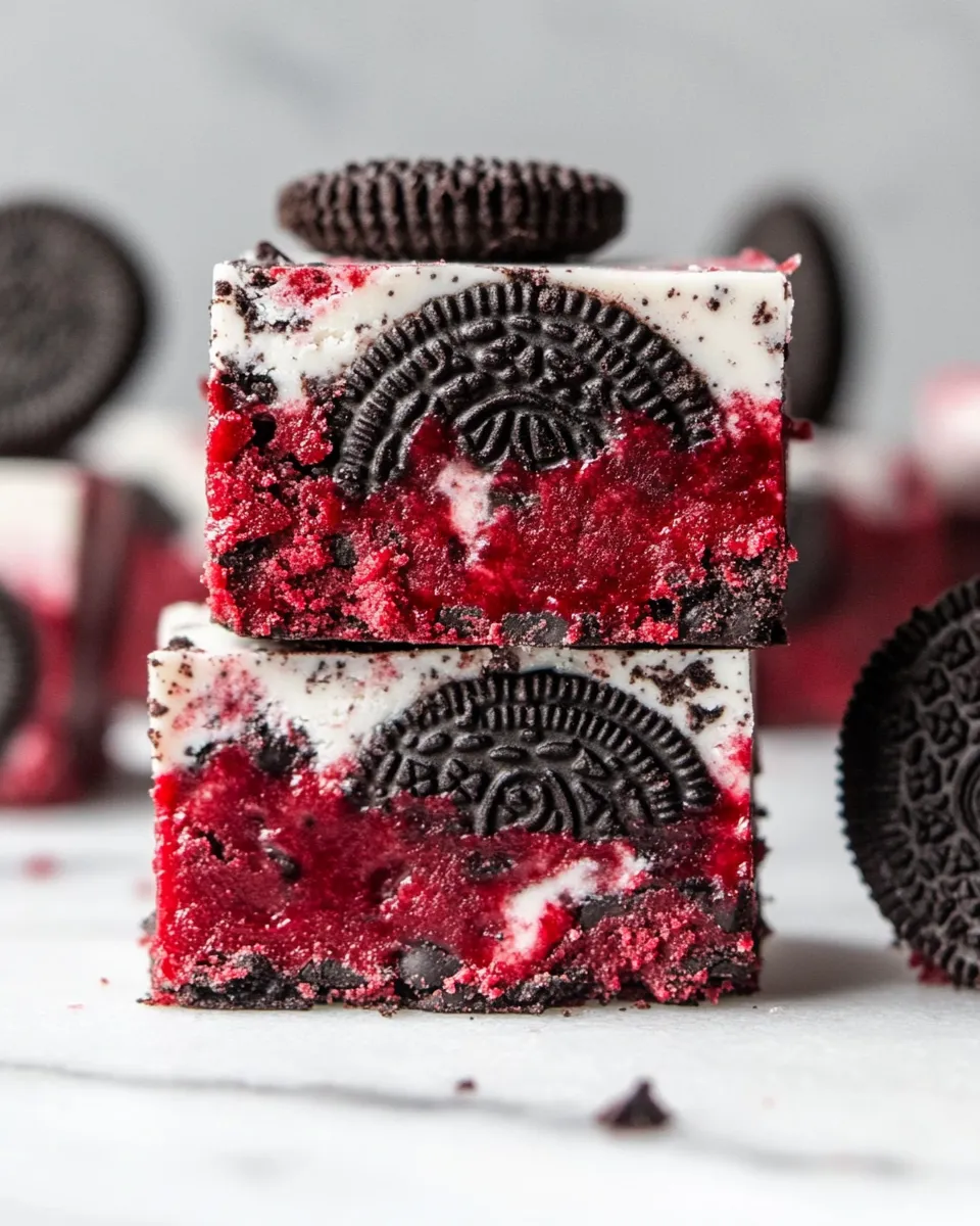 Homemade Red Velvet Oreo Fudge photo