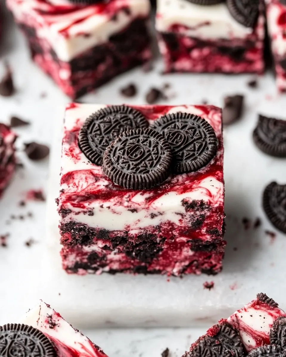 Delicious Red Velvet Oreo Fudge shot