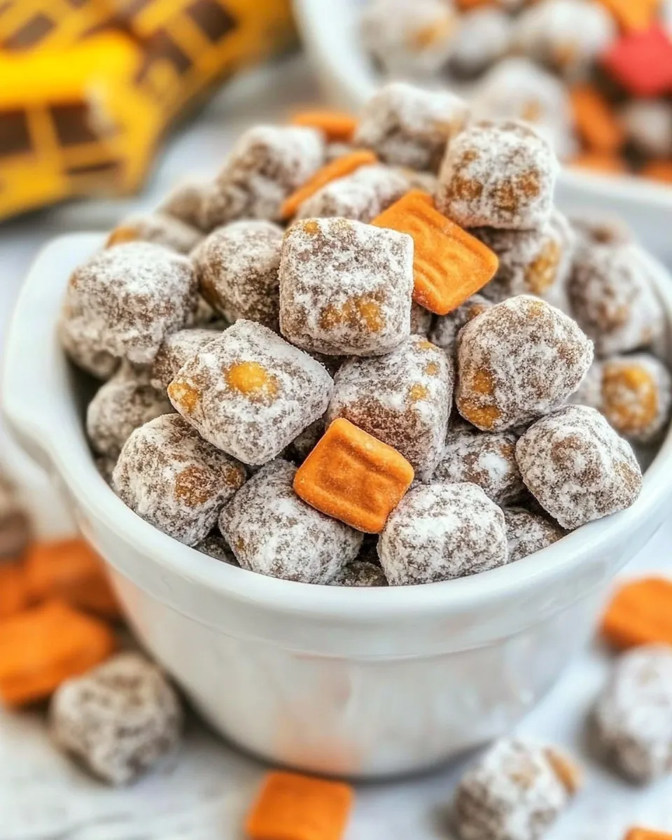 Delicious Reeses Muddy Buddies dish photo