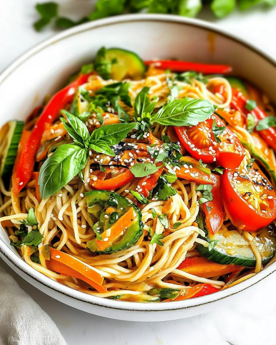 Classic Rice Noodles in Coconut Curry Sauce image