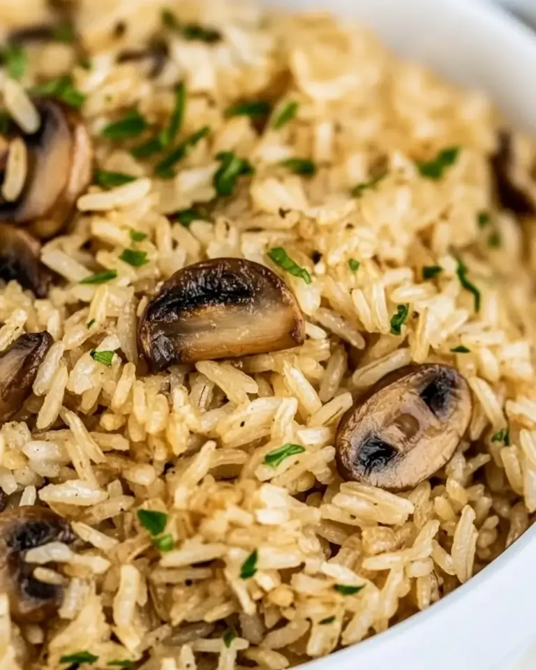 Homemade Rice with Mushrooms photo