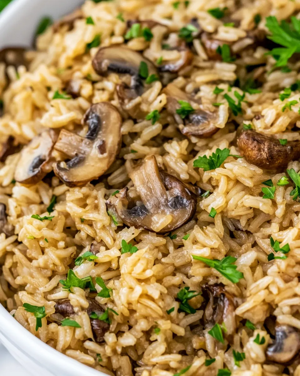 Classic Rice with Mushrooms image