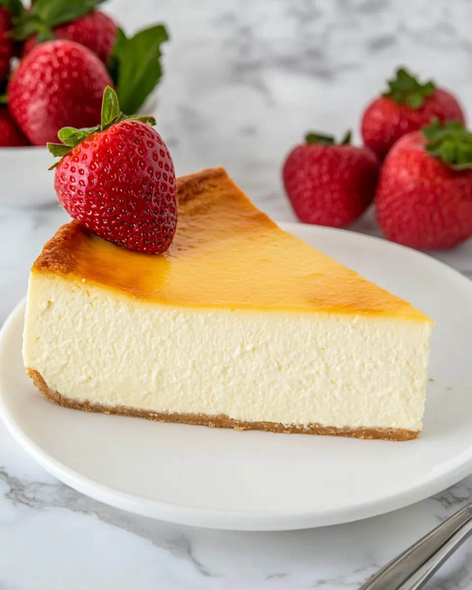 Classic Ricotta Cheesecake image
