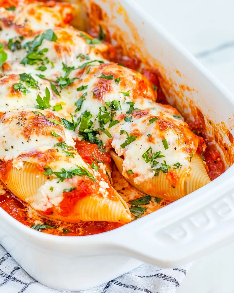 Easy Ricotta Stuffed Shells recipe photo