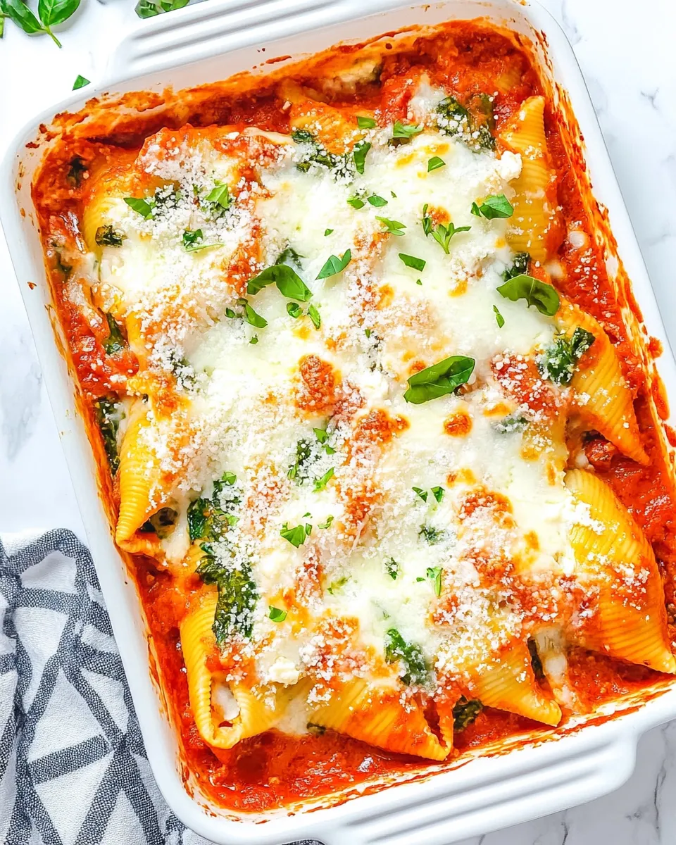 Best Ricotta and Spinach Stuffed Shells dish photo