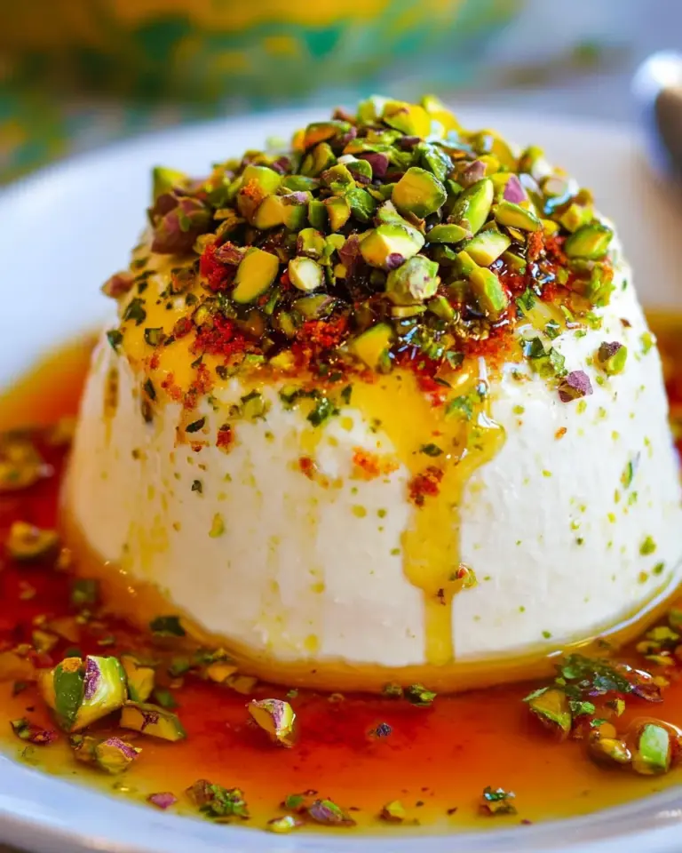 Homemade Ricotta with Honey & Pistachios photo