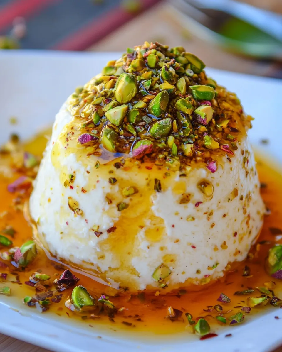 Easy Ricotta with Honey & Pistachios recipe photo