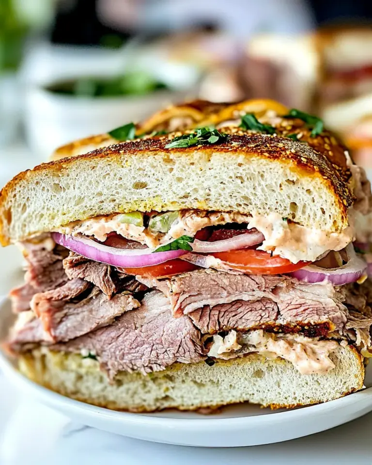 Homemade Roast Beef Sandwich photo