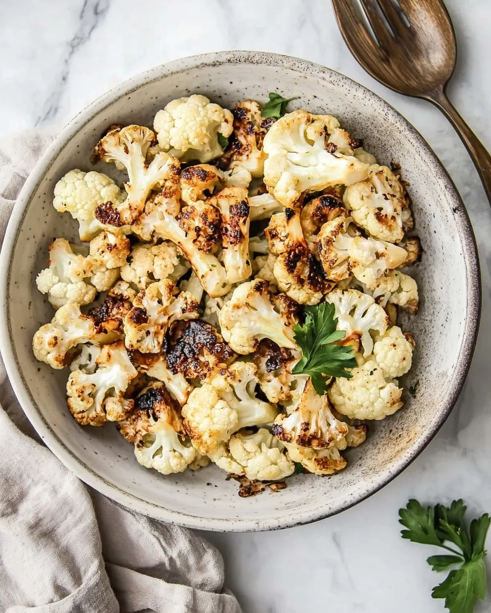 Easy Roasted Air-Fryer Cauliflower photo