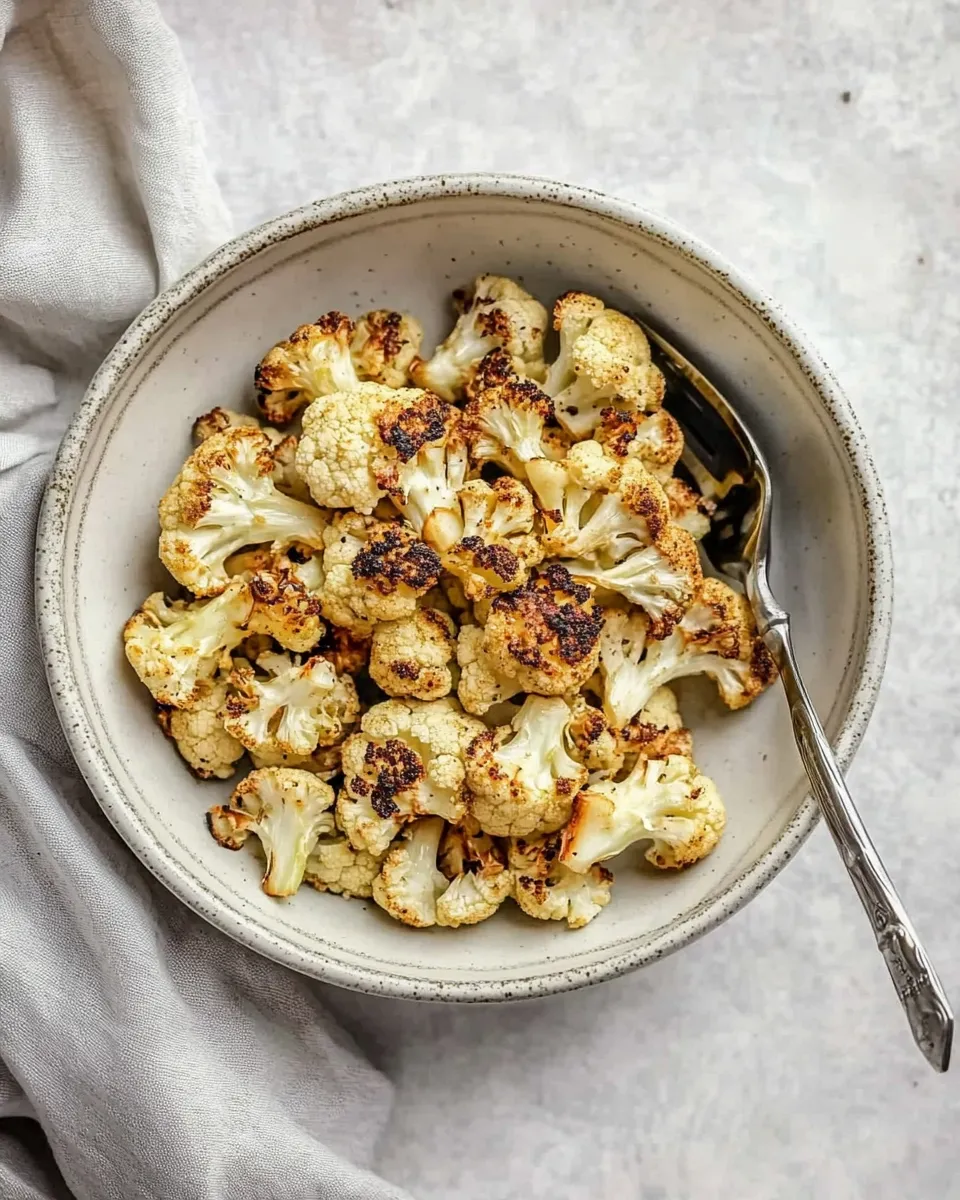 Delicious Roasted Air-Fryer Cauliflower image