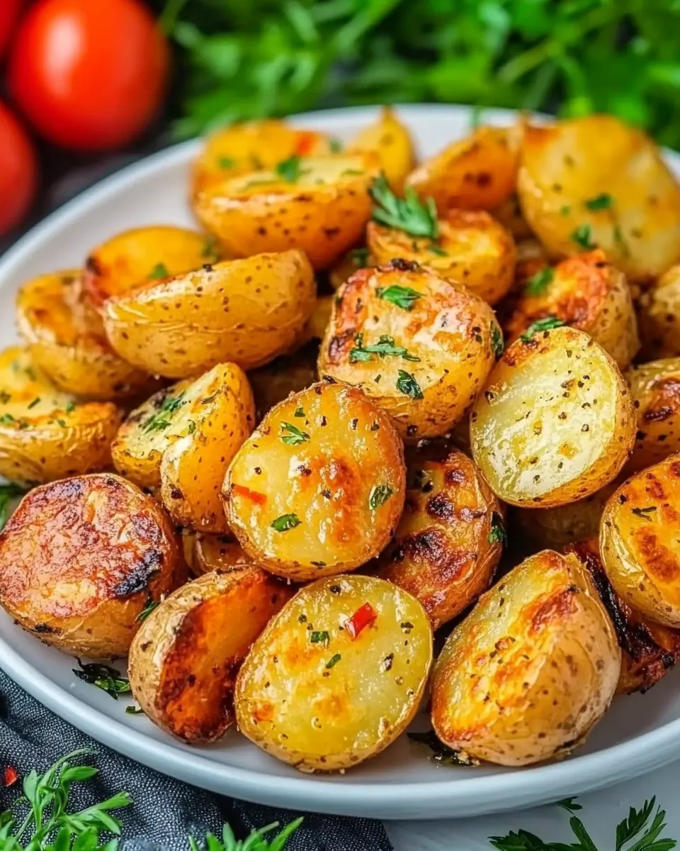 Delicious Roasted Baby Potatoes image
