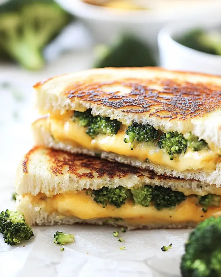 Homemade Roasted Broccoli Grilled Cheese photo