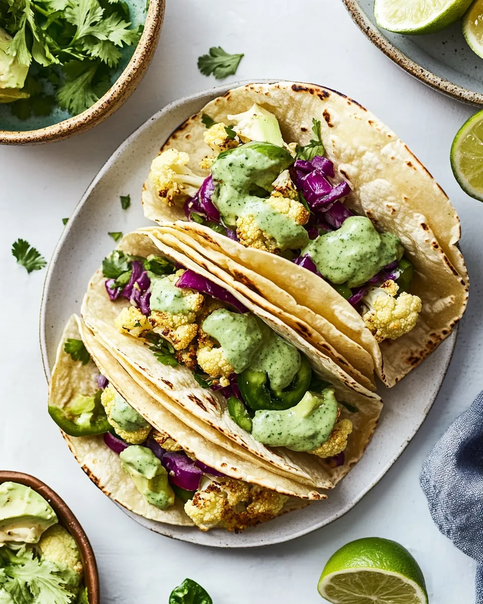 Easy Roasted Cauliflower Tacos photo