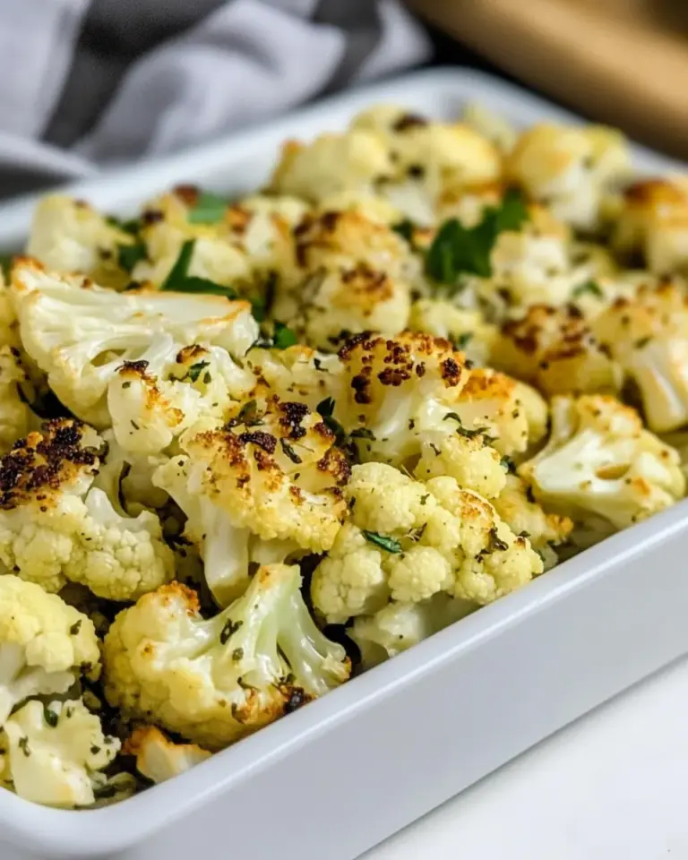 Homemade Roasted Cauliflower with Garlic photo