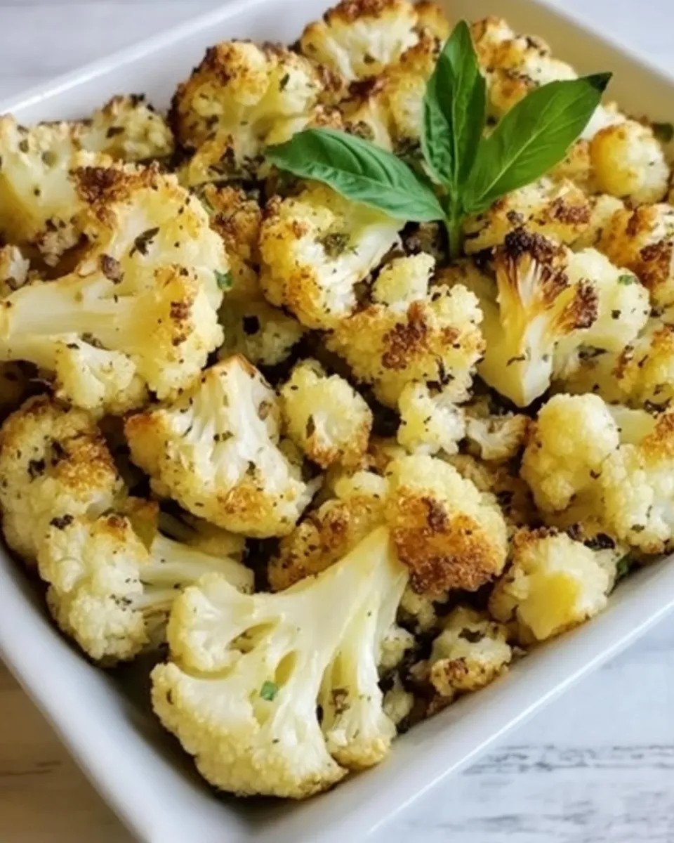 Classic Roasted Cauliflower with Garlic image