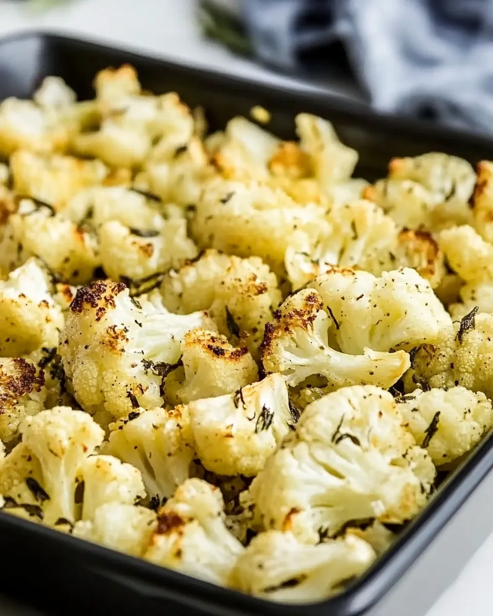 Easy Roasted Cauliflower with Garlic recipe photo