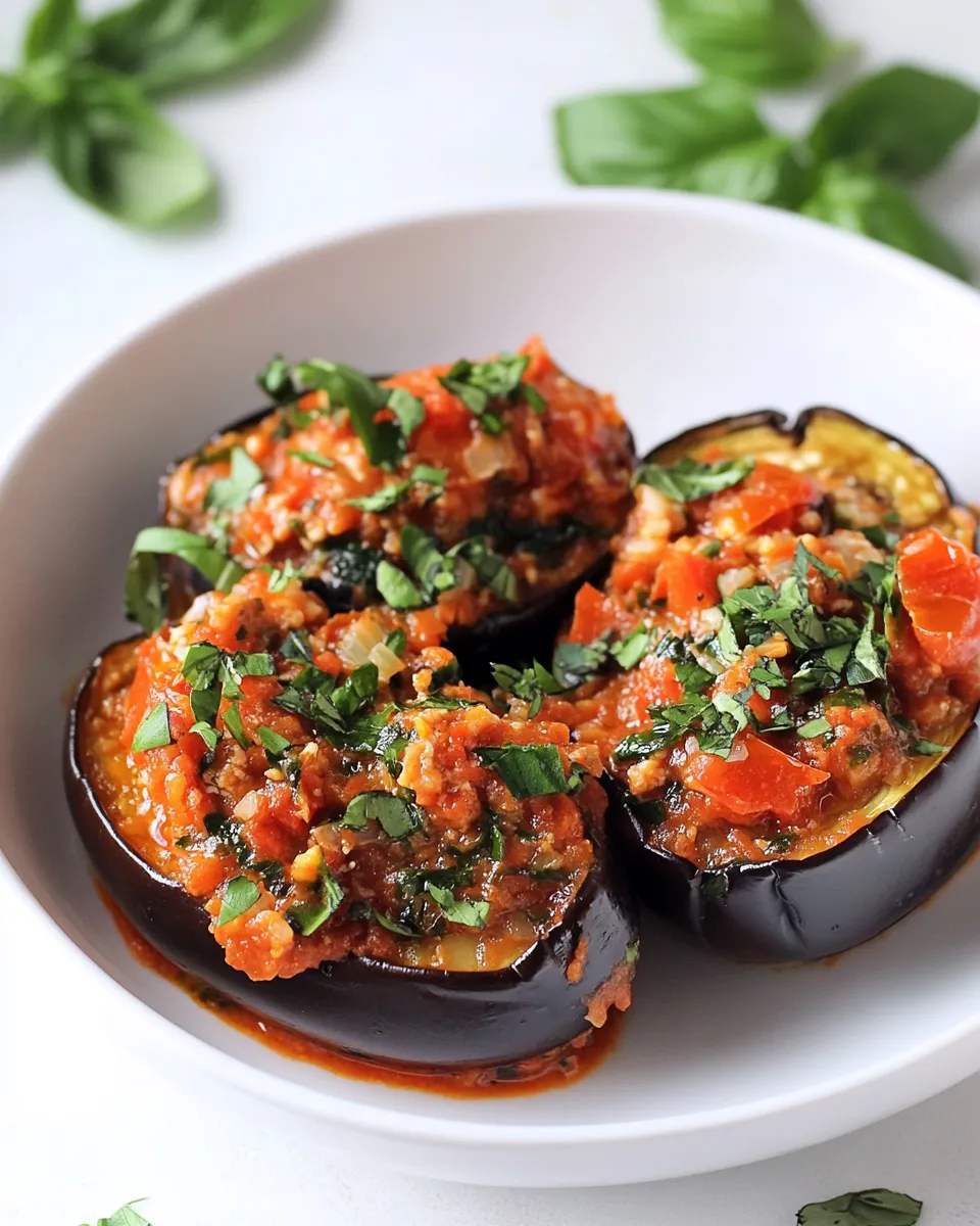 Easy Roasted Eggplant with Fresh Tomato Skillet Sauce photo