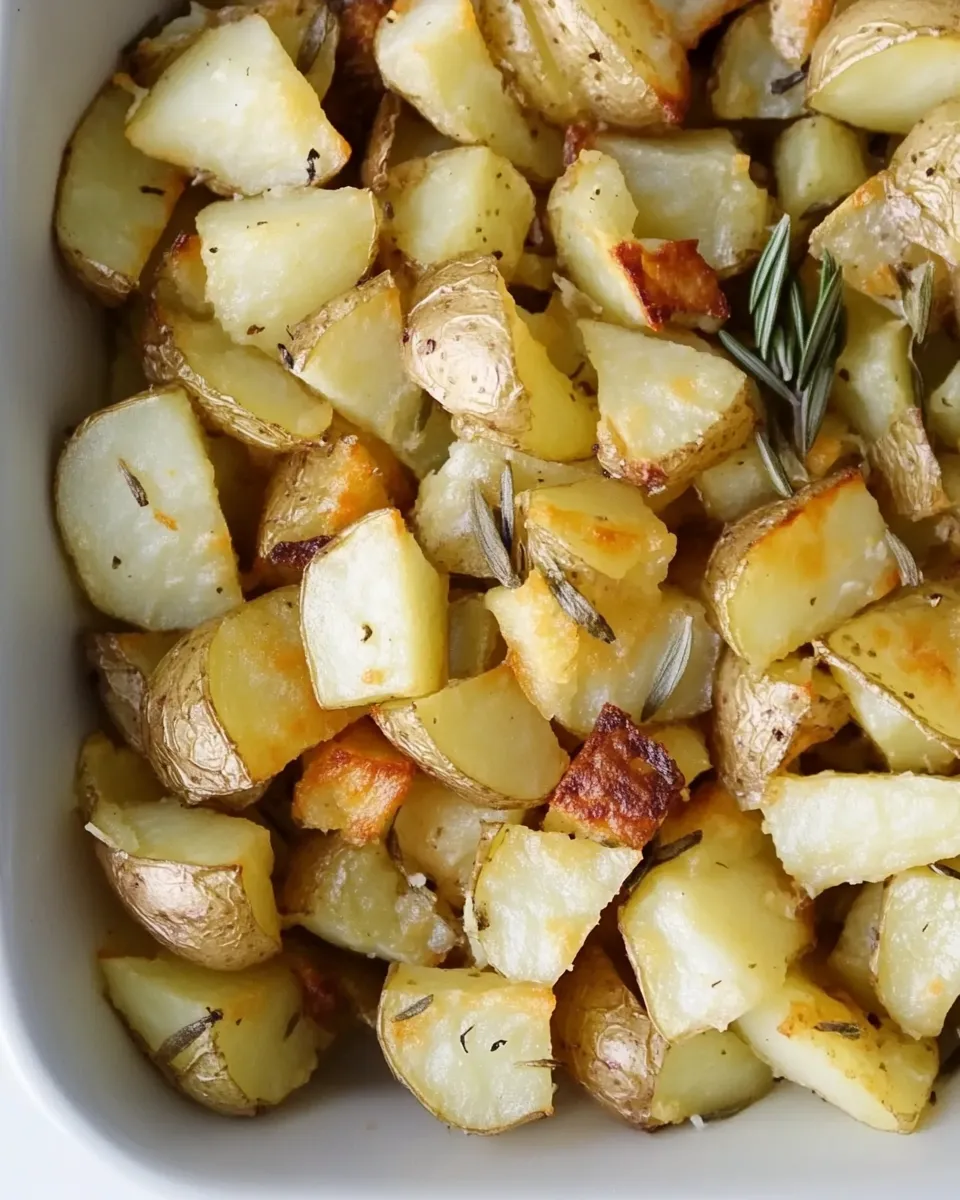 Delicious Roasted Homestyle Breakfast Potatoes shot