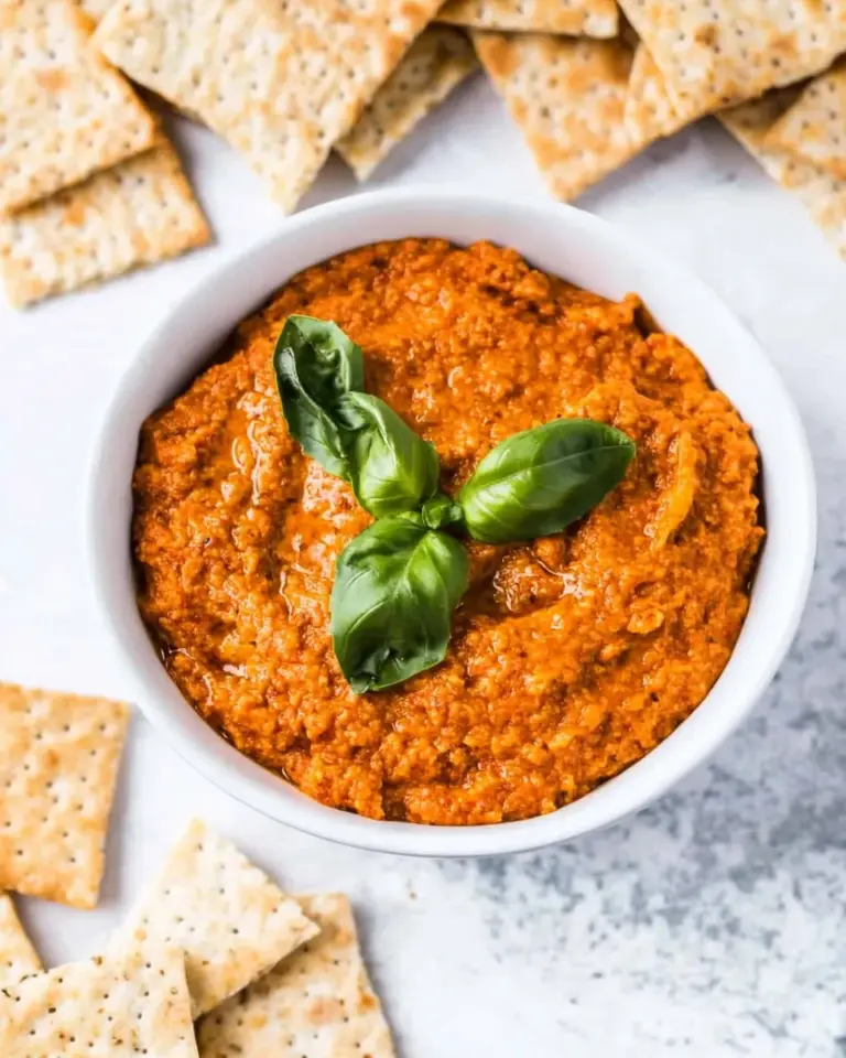 Homemade Roasted Red Pepper Dip photo