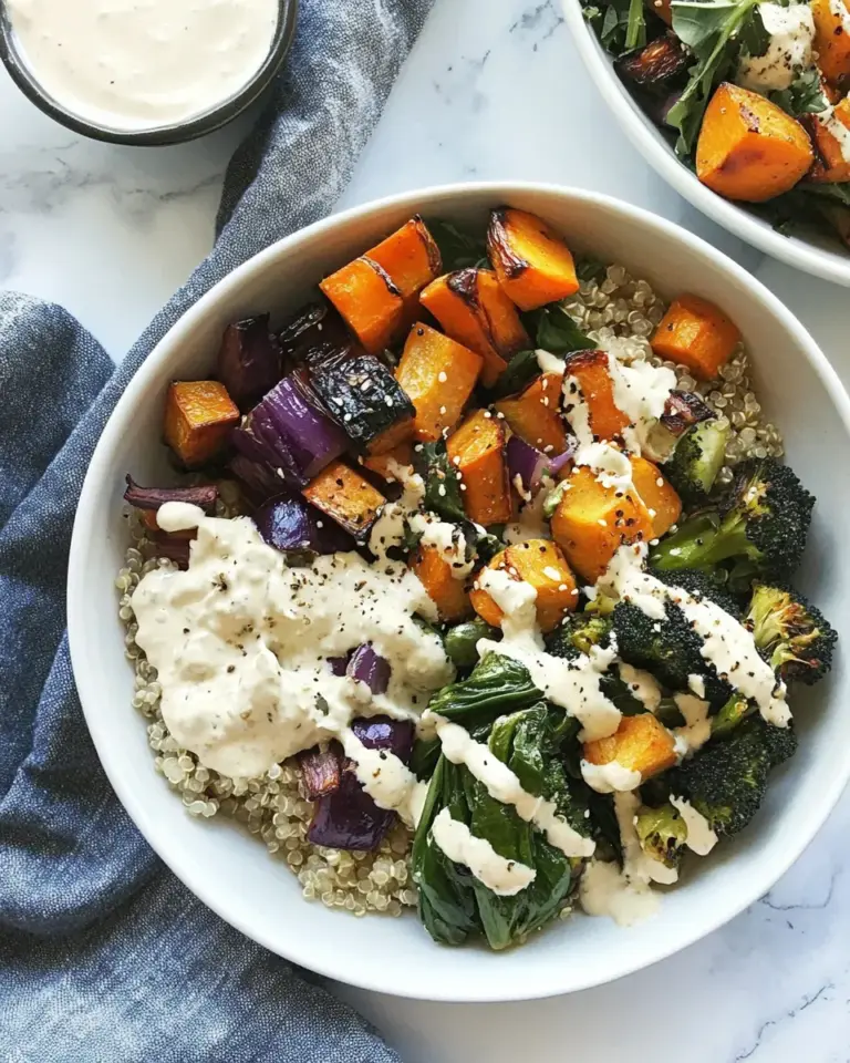 Homemade Roasted Vegetable Quinoa Bowls photo