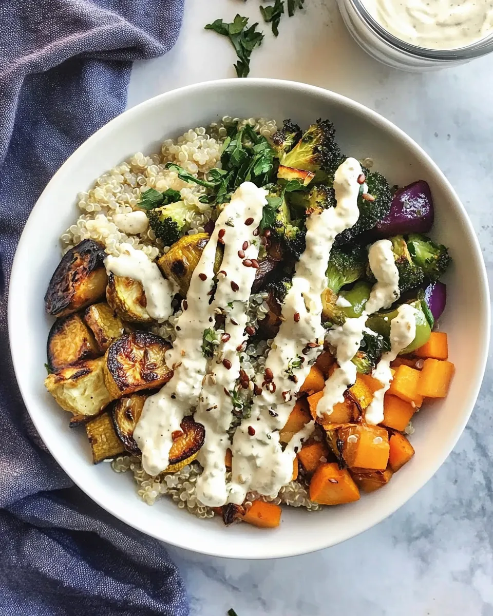 Classic Roasted Vegetable Quinoa Bowls image