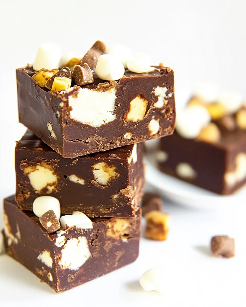 Delicious Rocky Road Fudge Recipe dish photo