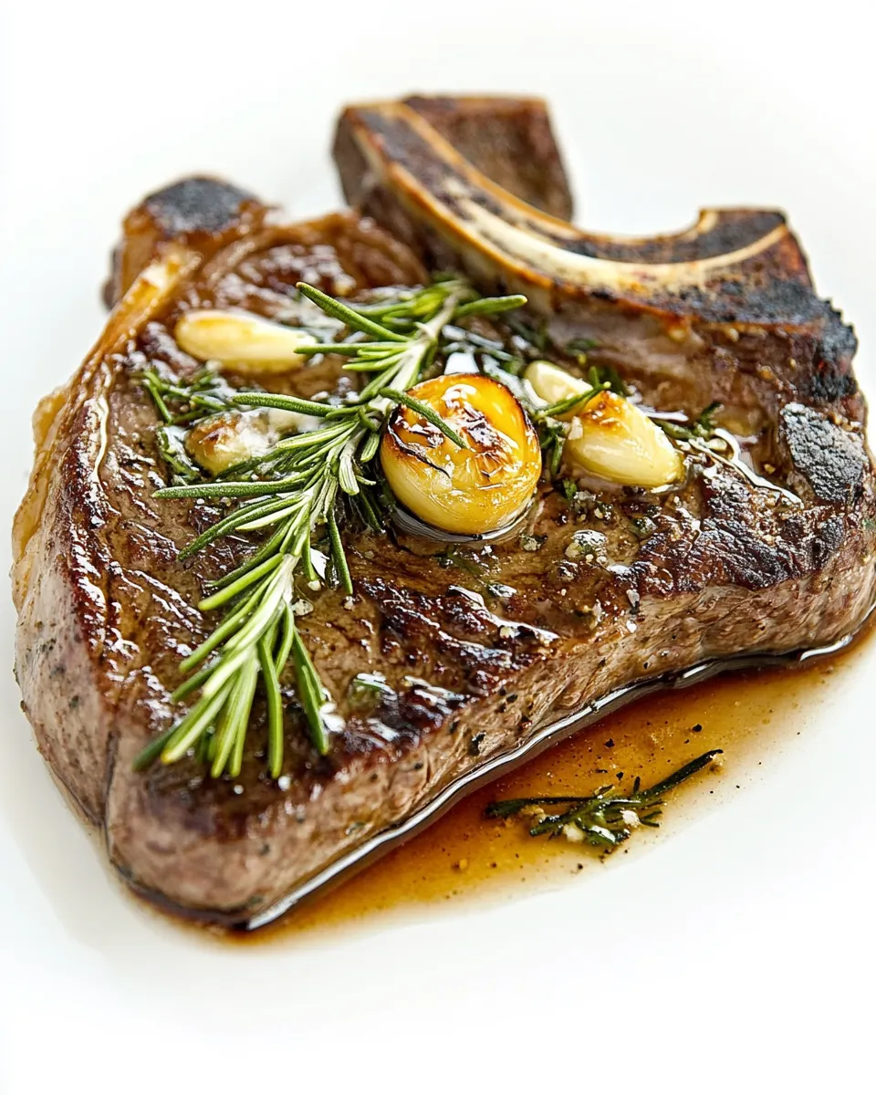 Classic Rosemary Garlic Steak recipe photo
