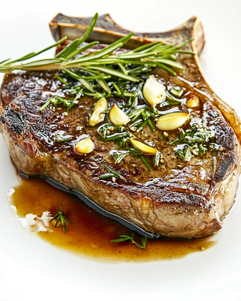 Quick Rosemary Garlic Steak dish photo