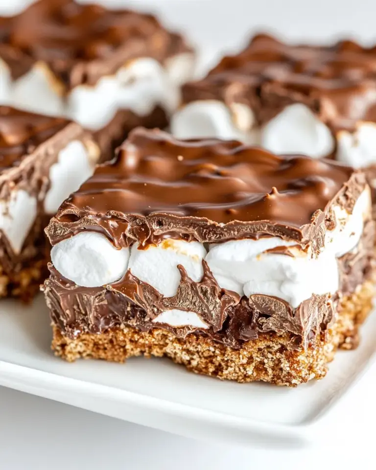 Homemade Royal Chocolate Marshmallow Bars photo