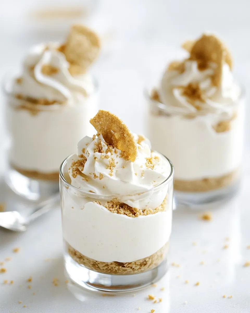 Homemade Rumchata Cheesecake Pudding Shots photo